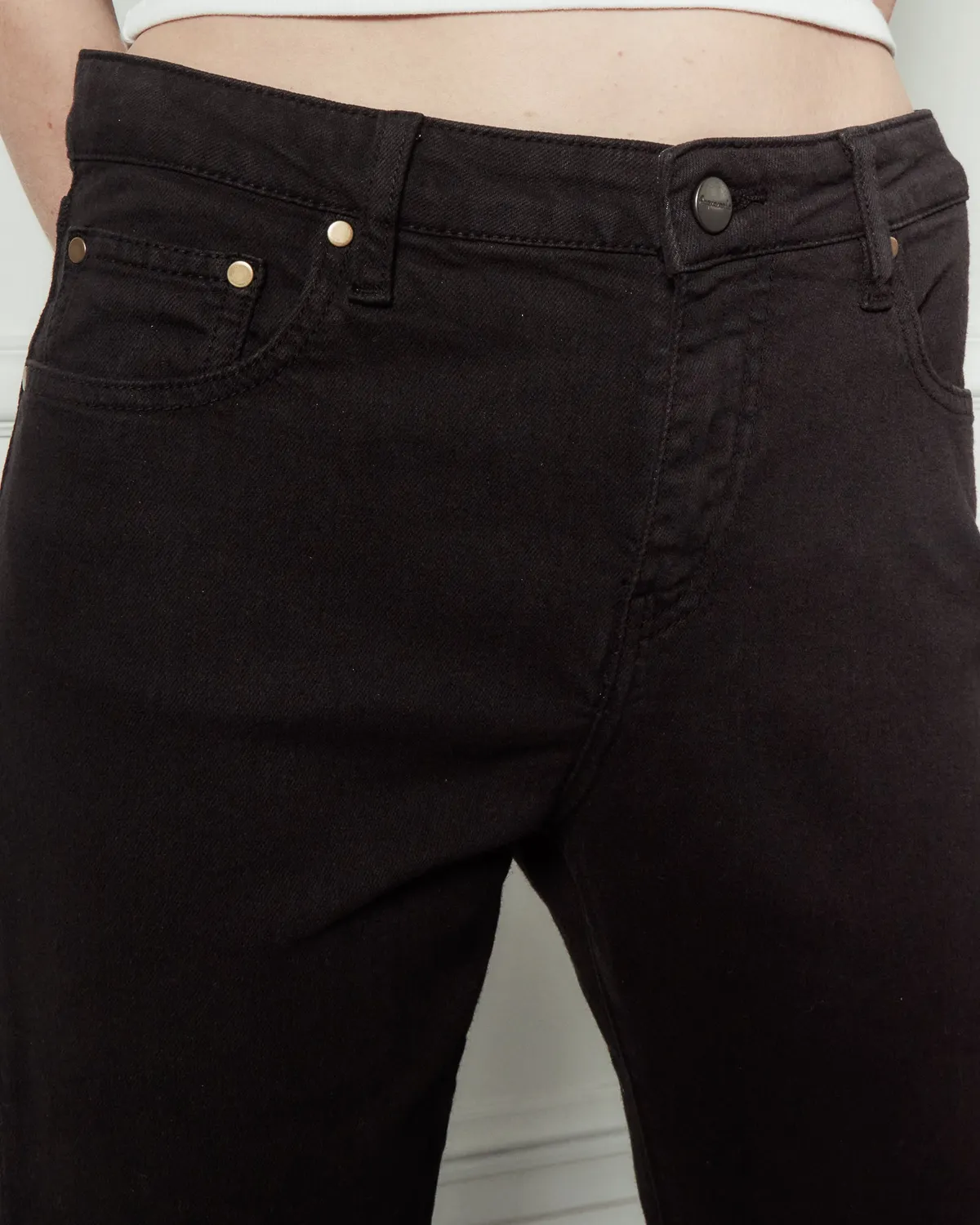 acquaverde Crystal jeans black slim stretch