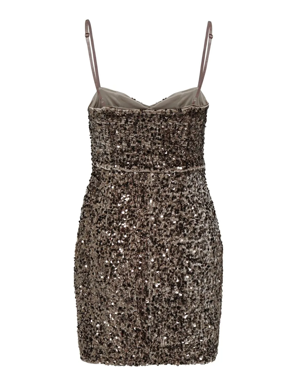 ONLY Onlconfidence S/L Sequins Tube Dress Jrs vestito nero M