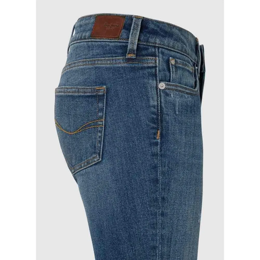 Pepe Jeans Jeans donna skinny vita bassa 30W/32L scuro usato
