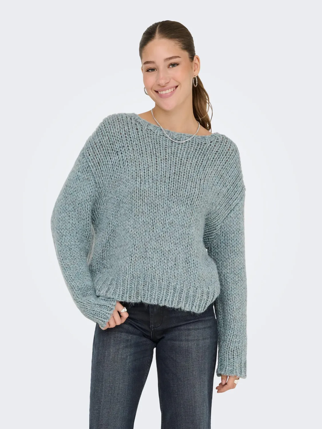 ONLY Onlmille pullover taglia L girocollo