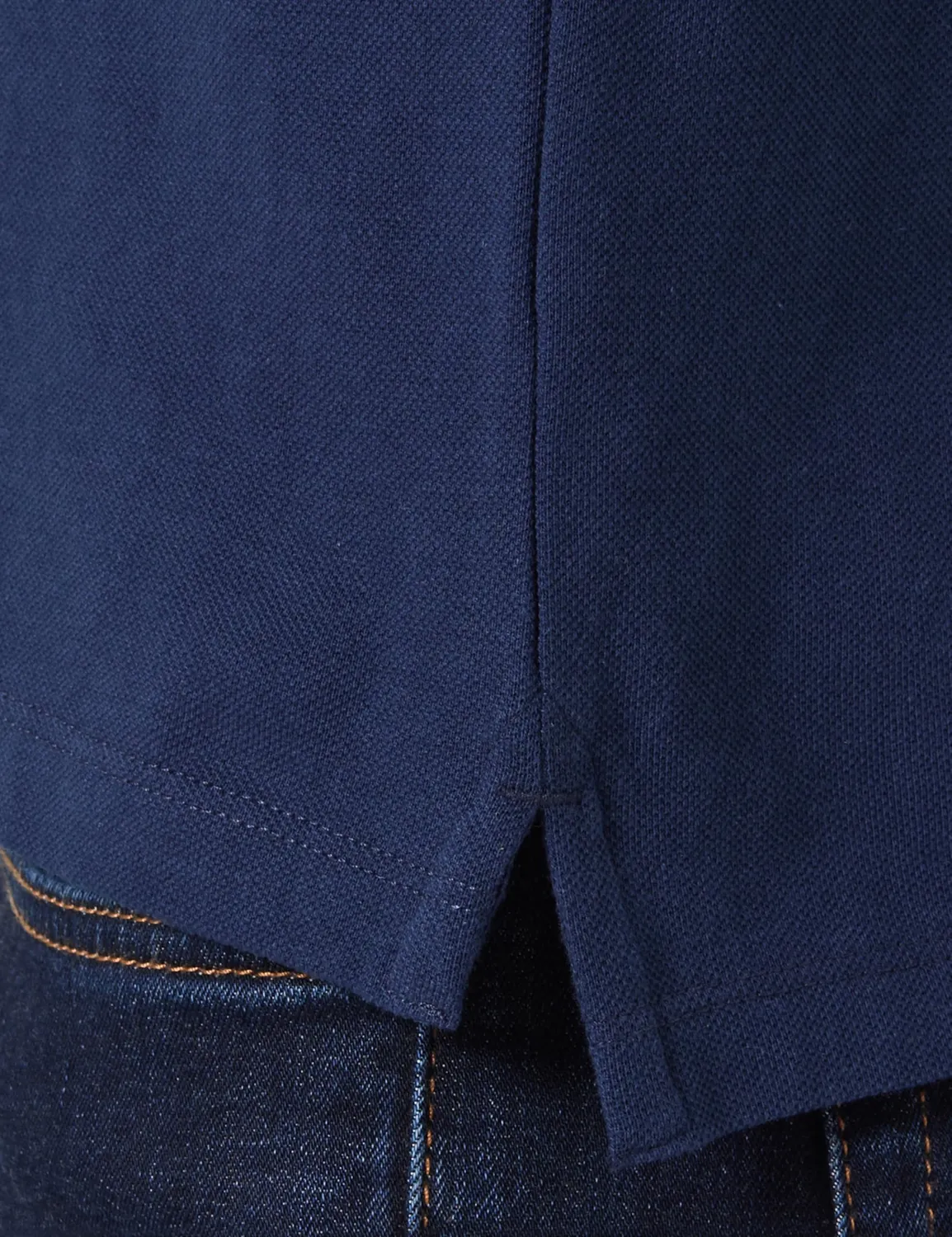 Pepe Jeans Basic polo uomo manica lunga piquet blu navy