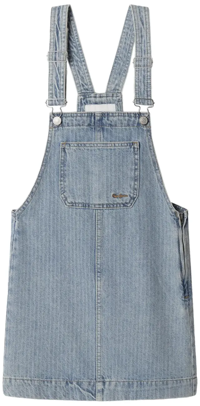 Pepe Jeans Pinafore Dungaree Dress Stripe abito 10 anni