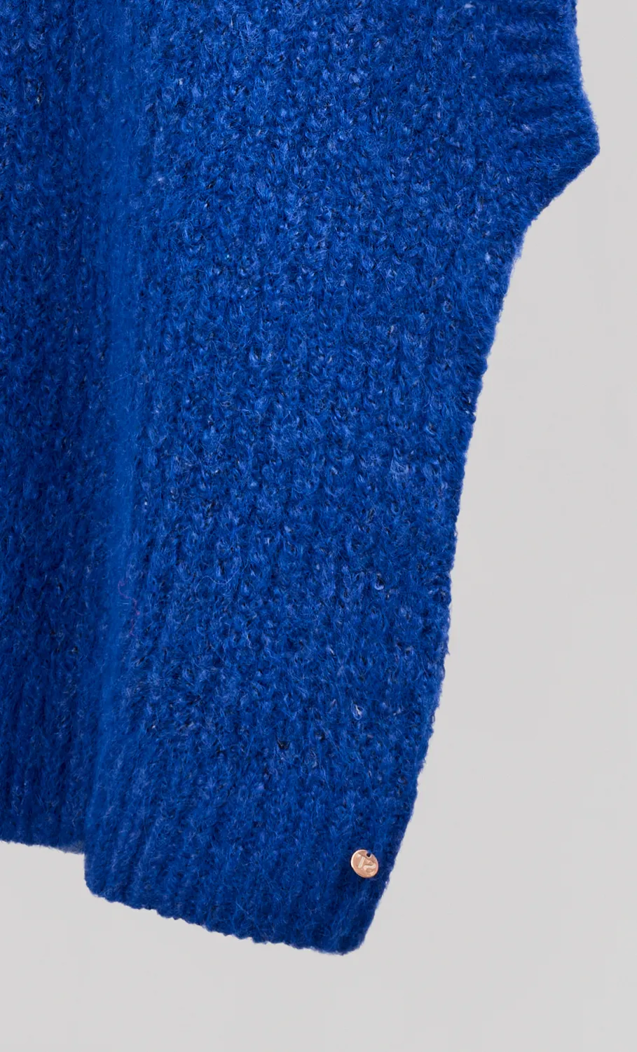 Teddy Smith P-Malia gilet oversize intense blue donna