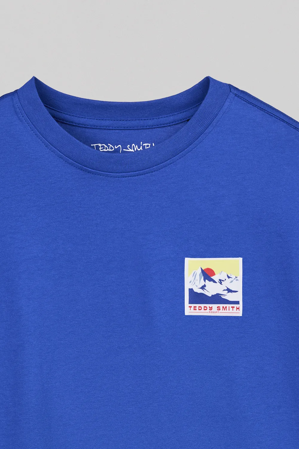 Teddy Smith T-Mountain maglietta bambino blu pep's montagna