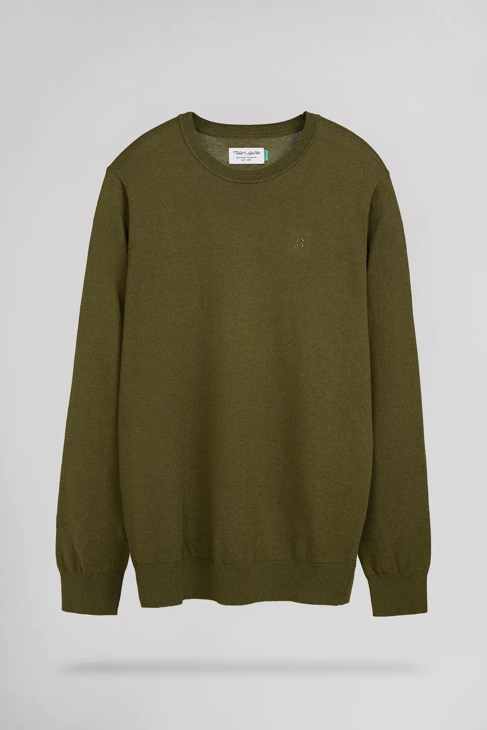 Teddy Smith P-Martino maglione girocollo verde oliva