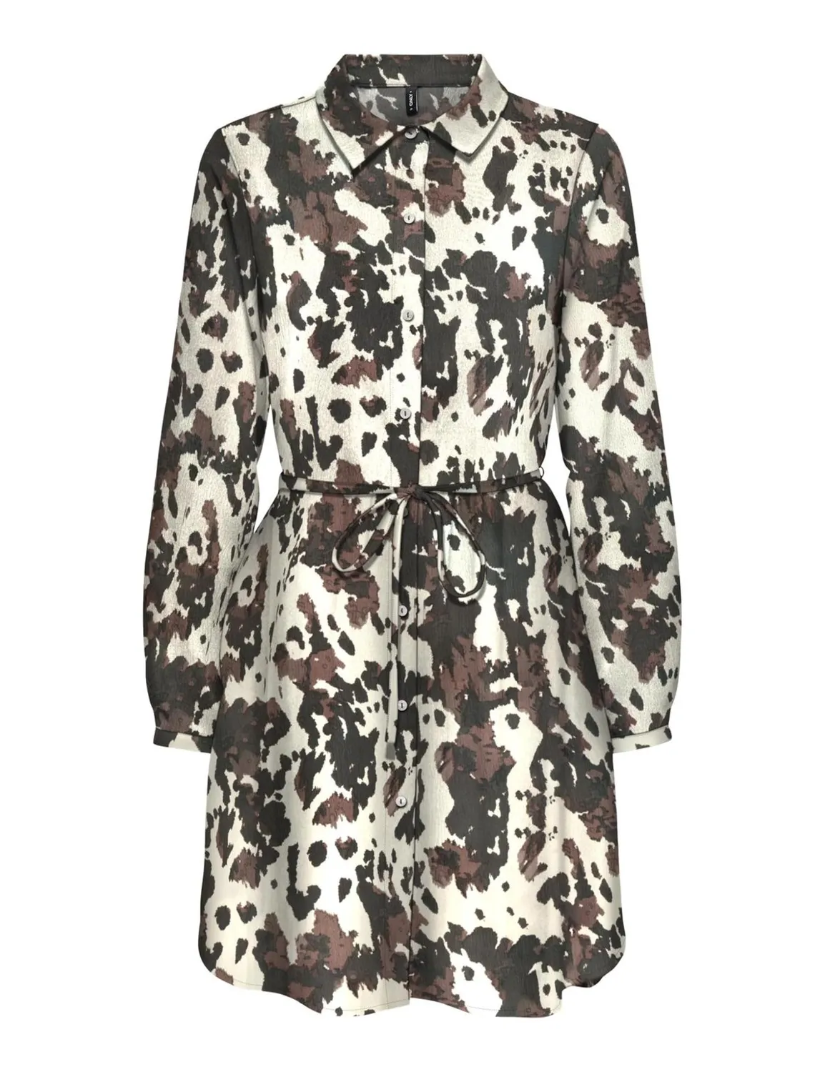 ONLY Onlnova Life Vis L/S Shirt Dress abito viola amaranto