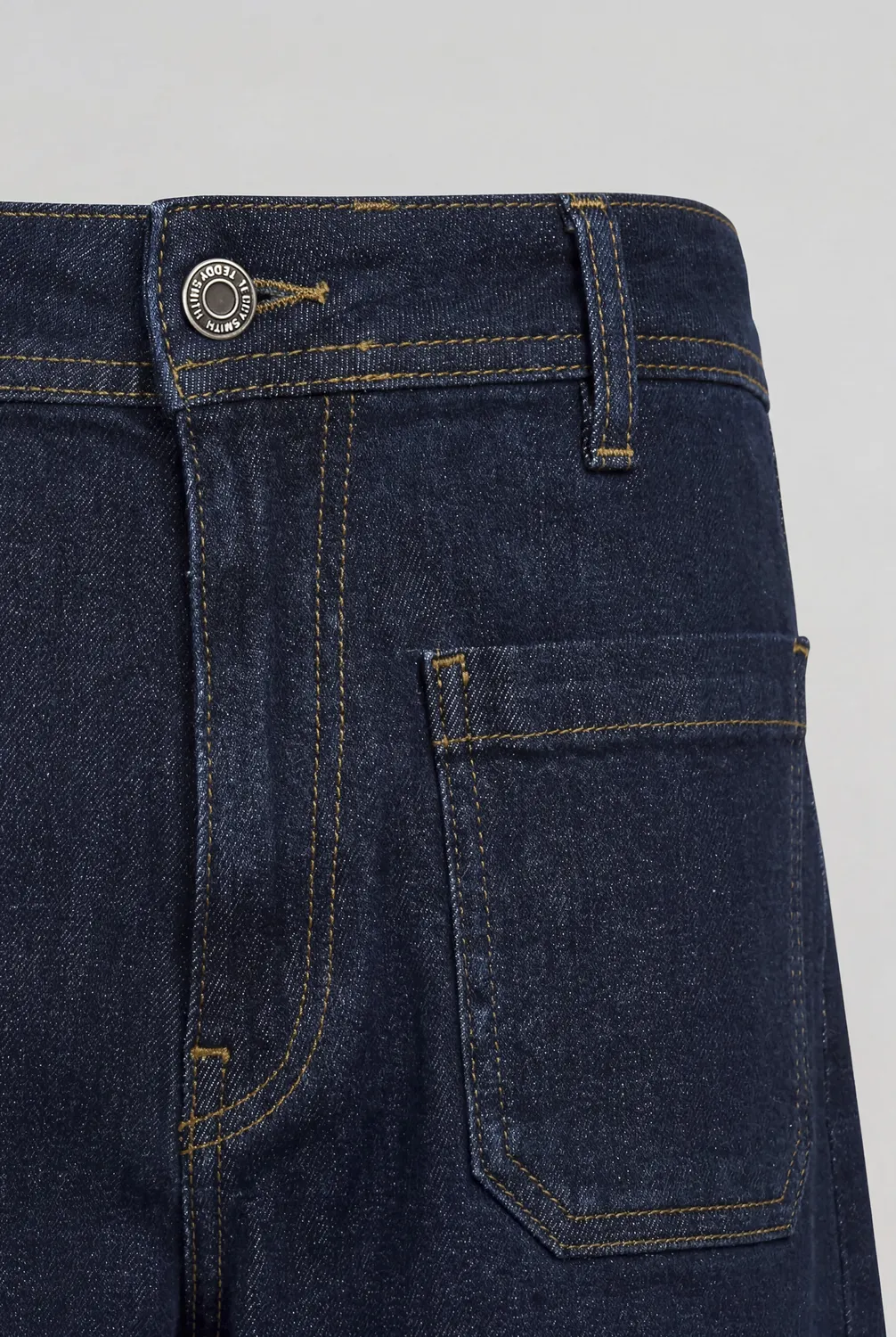 Teddy Smith P-Josefa 4PP jeans flare donna dark blue elasticizzato