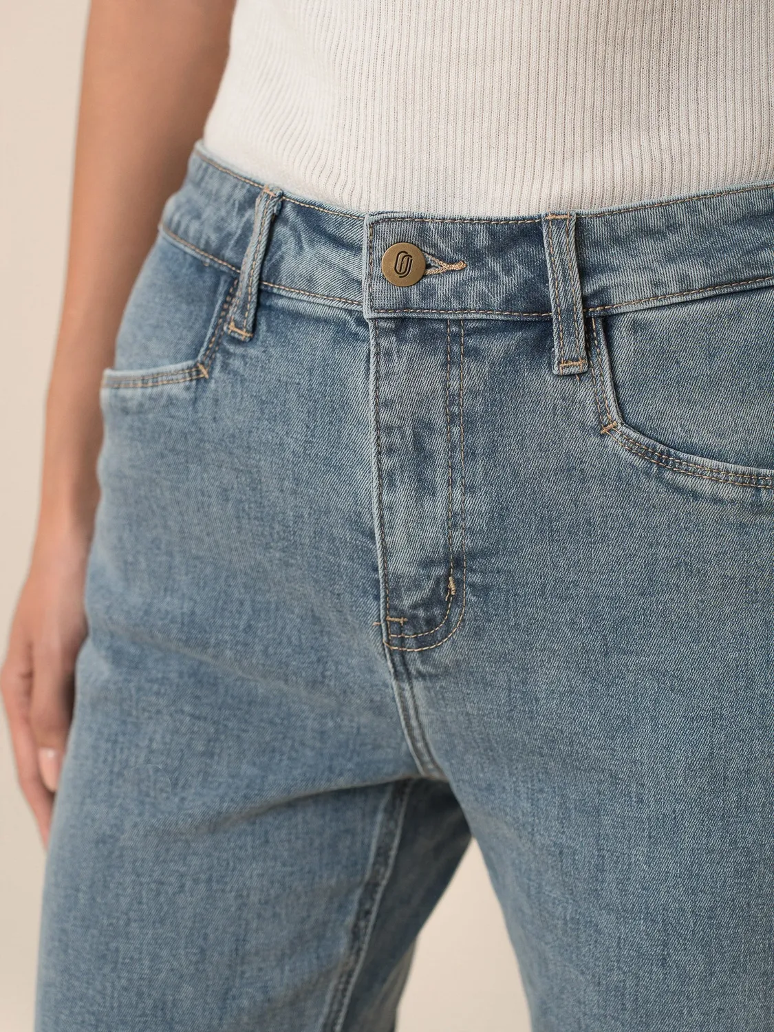 Oraije Milena jeans slim blu vintage