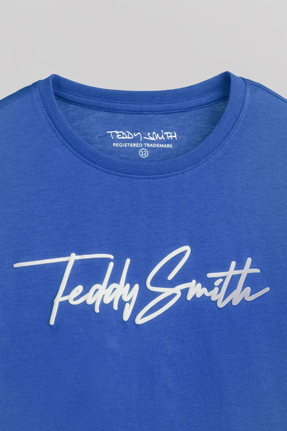 Teddy Smith T-Evan Jr maglietta bambino blu pep's cotone
