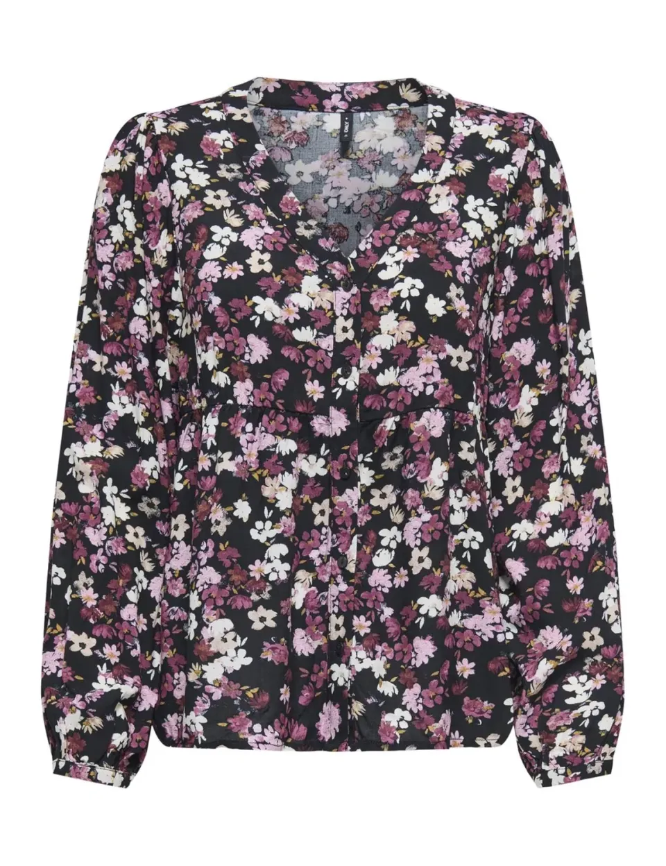ONLY Onlnova Ebba top donna manica lunga viscosa