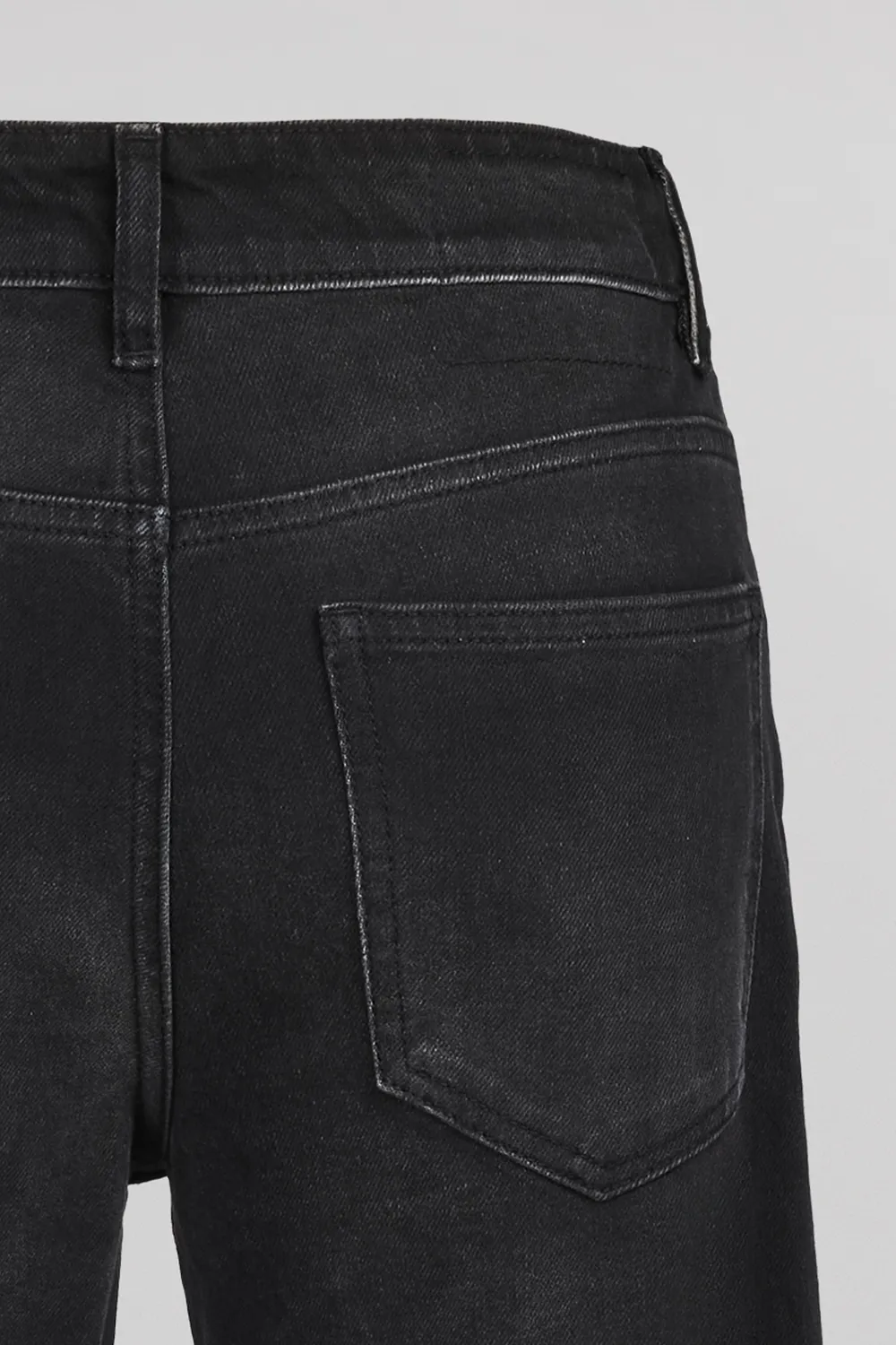 Teddy Smith Boyfriend Black Used jeans donna nero slavato