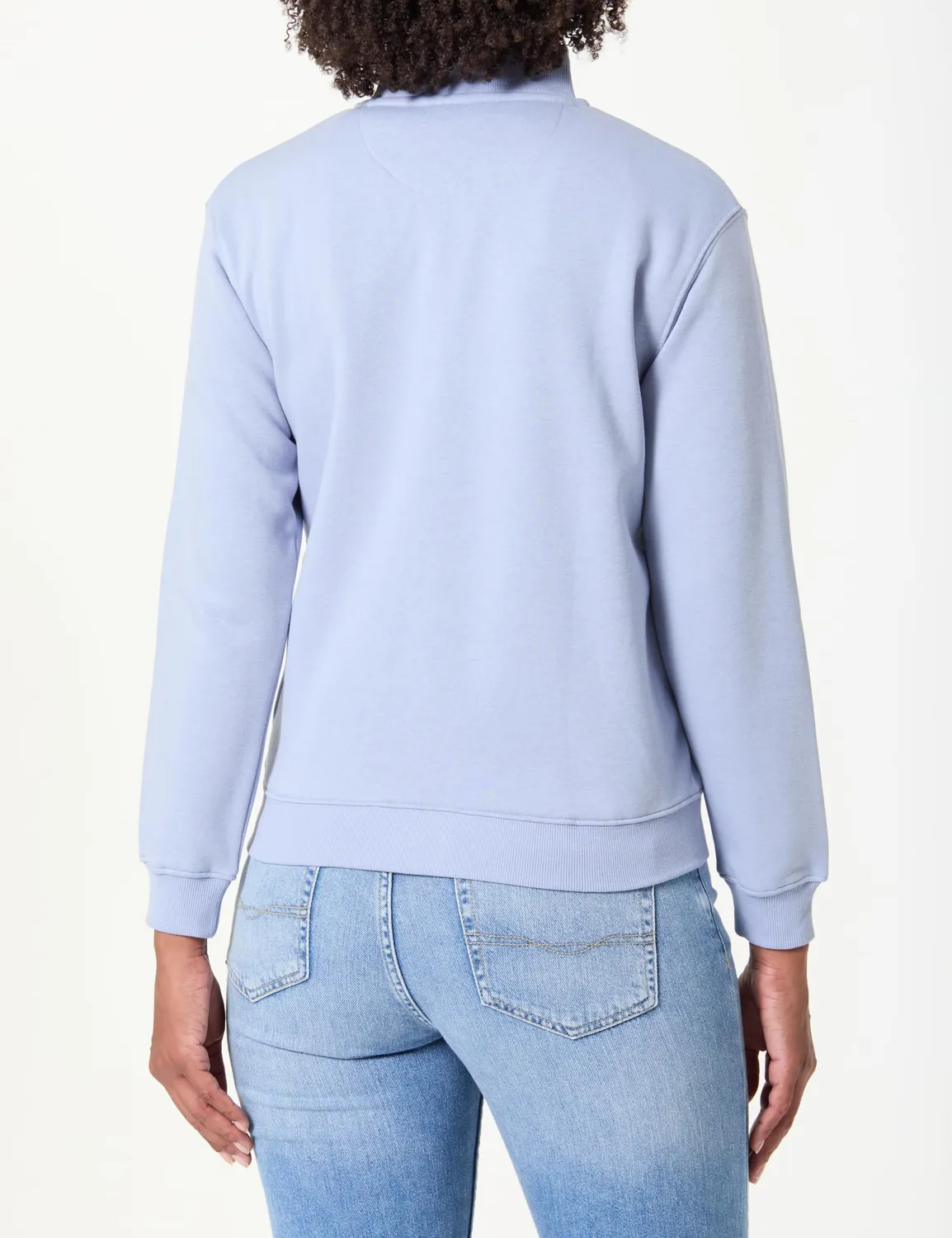 Pepe Jeans Overlock Logo Zip felpa donna full-zip tasche
