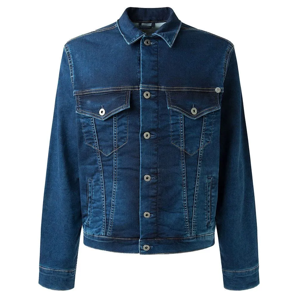 Pepe Jeans Pinner giacca jeans blu Denim-HP2