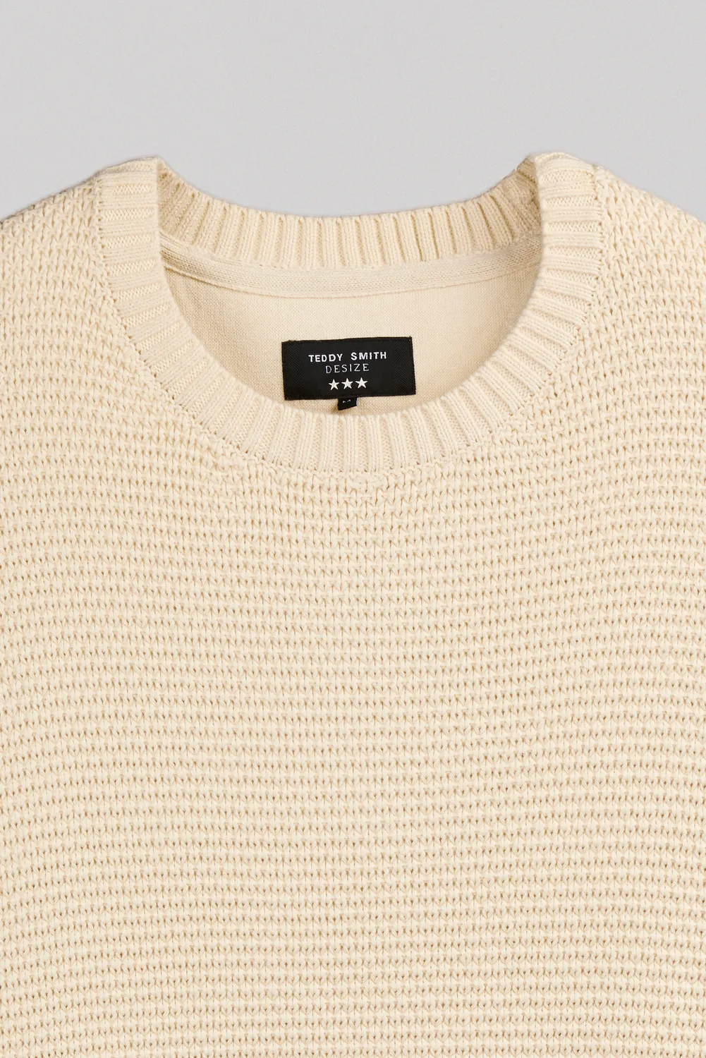 Teddy Smith P-Howard maglione cotone beige lin