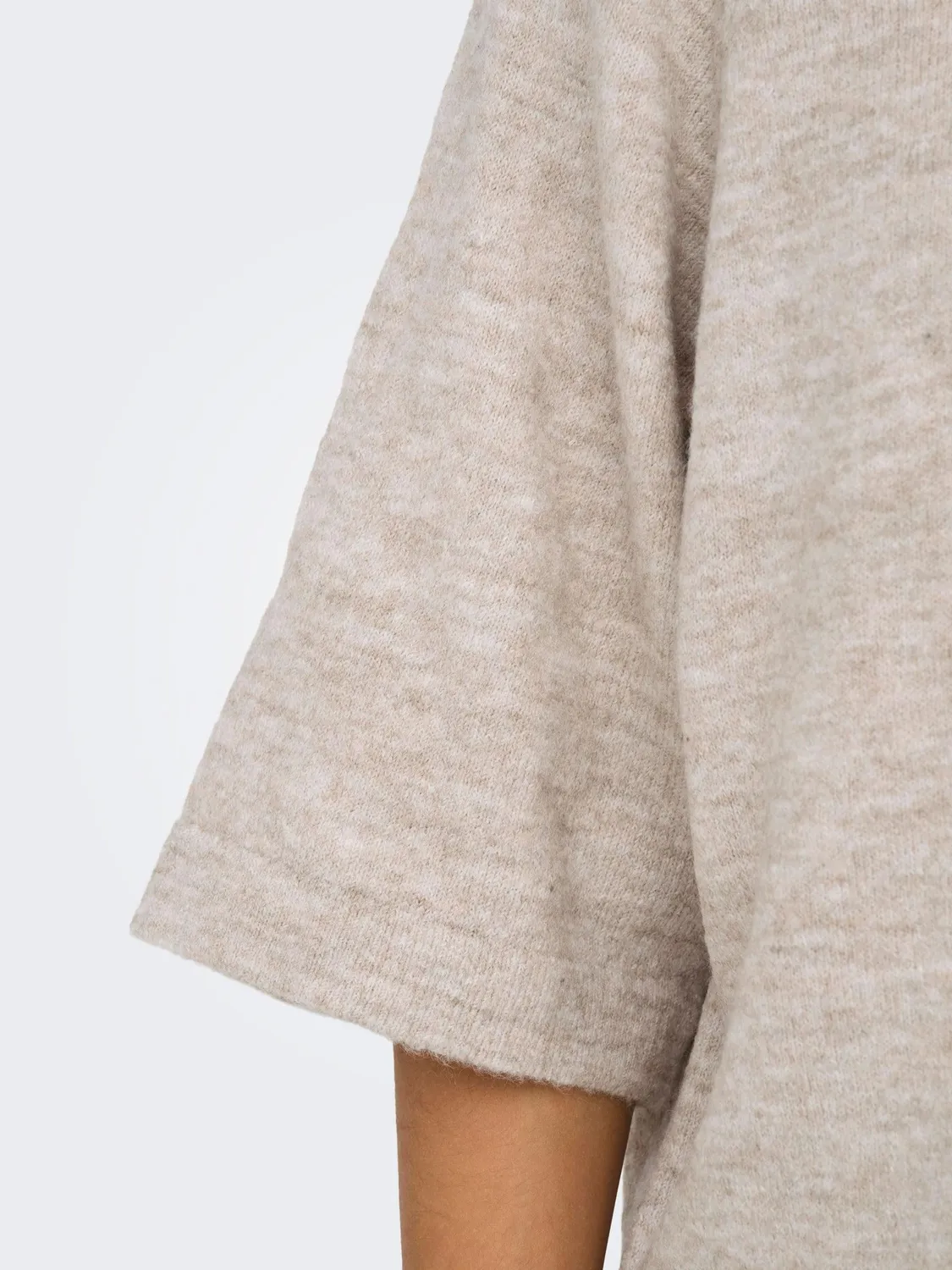 ONLY Onlsimoni Knitted Pullover maglione girocollo Cloud Cream