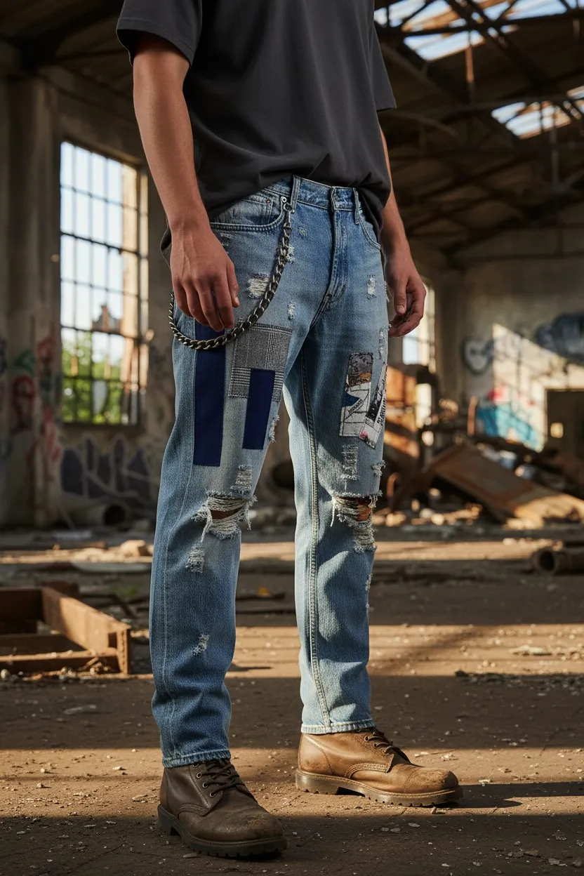 Levi's Vintage Patchwork 1 jeans personalizzato