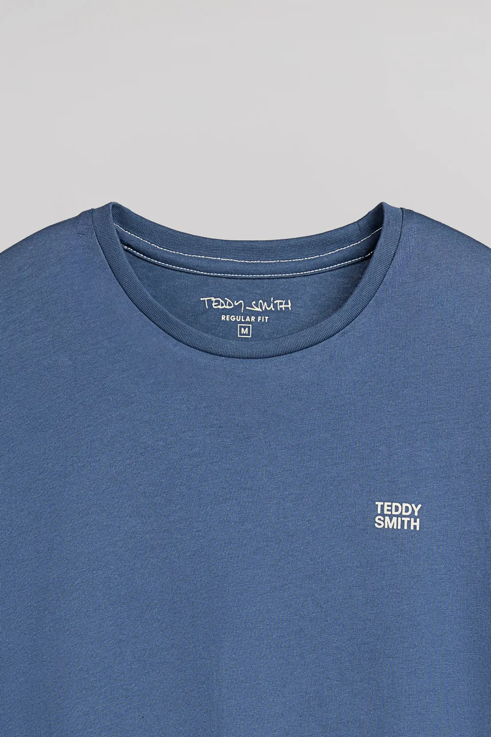 Teddy Smith The Tee 1 MC t-shirt faded indigo girocollo