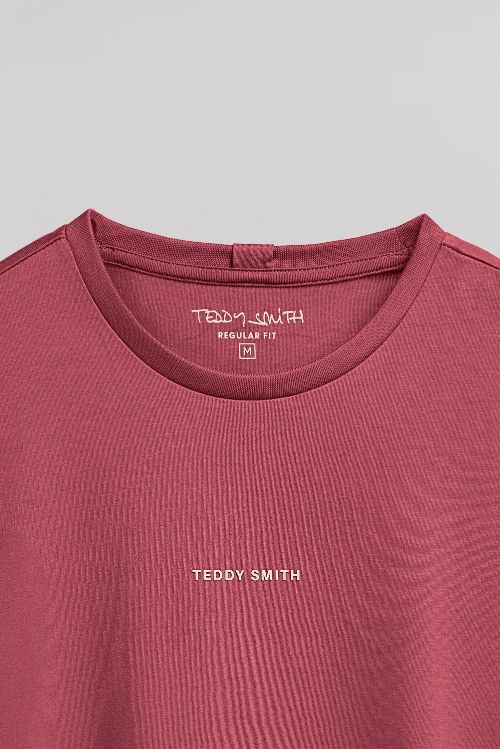 Teddy Smith T-Soy 2 t-shirt uomo framboise in cotone