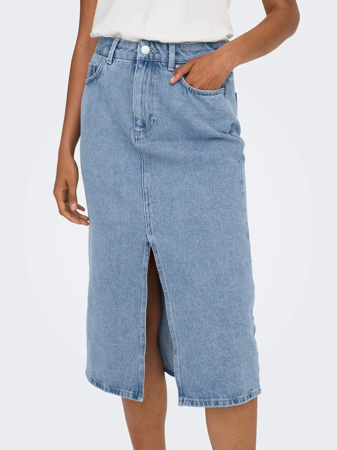 ONLY Onlbianca gonna denim donna blu denim