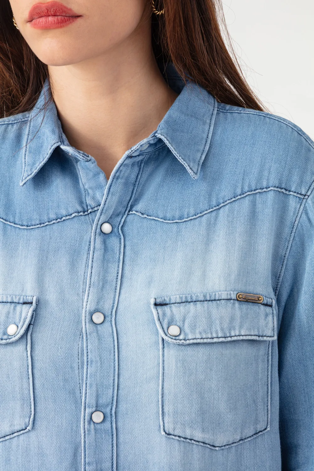 acquaverde Clyde camicia jeans light used dritta