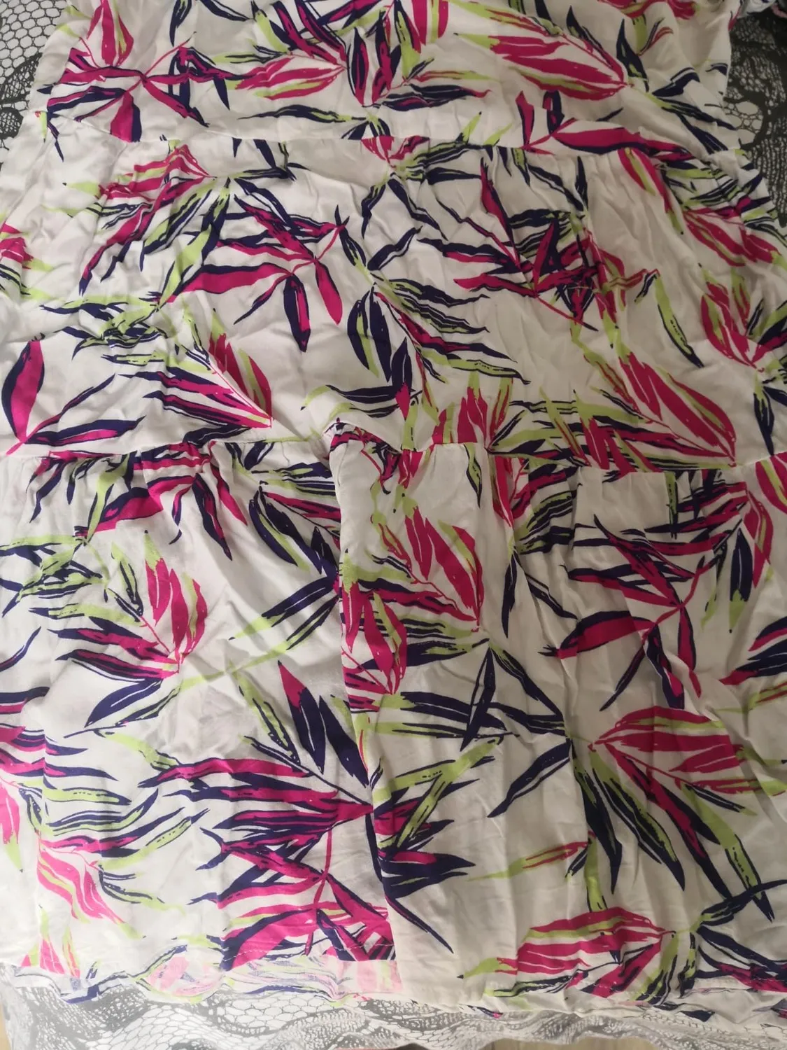 ONLY Onlnova Life S/S Thea Dress AOP Ptm vestito maniche corte