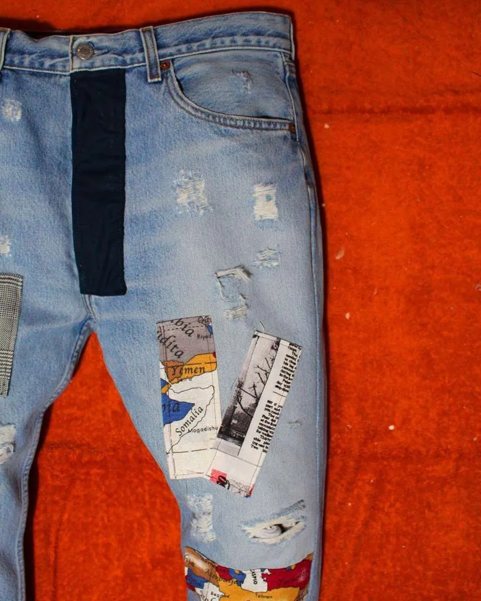 Levi's Vintage Patchwork 1 jeans personalizzato