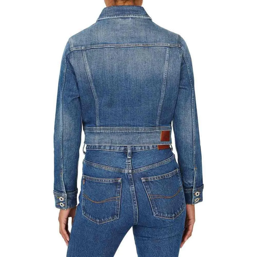 Pepe Jeans Giacca Jeans Donna L Corta Lavaggio Scuro