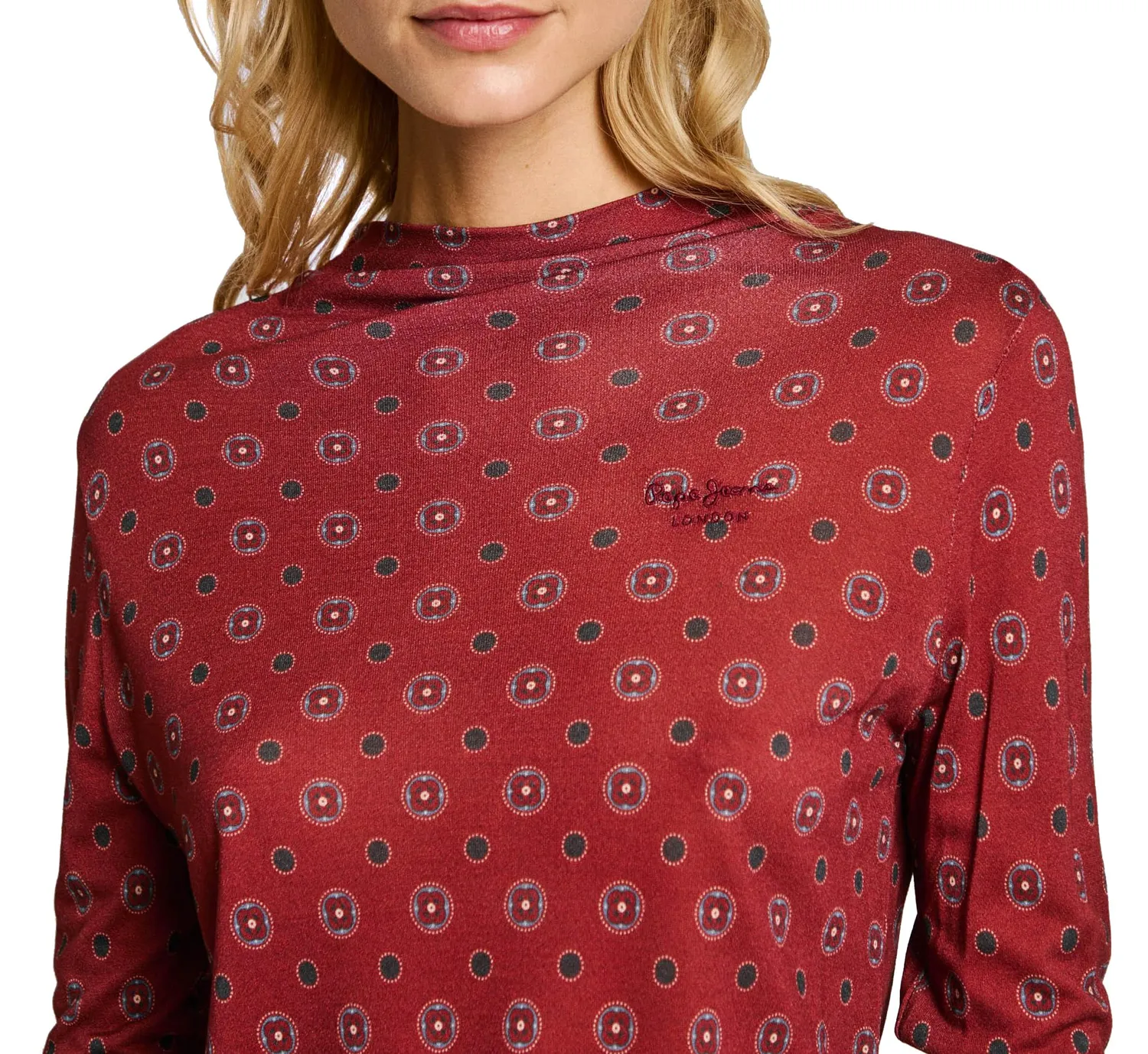 Pepe Jeans Elicia T-Shirt Donna M Collo Alto