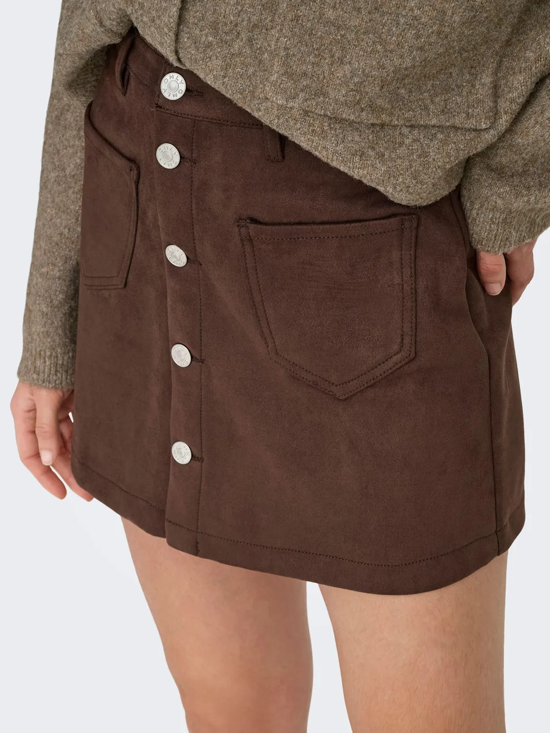 ONLY Onlamazing Stina Faux Suede gonna scamosciata