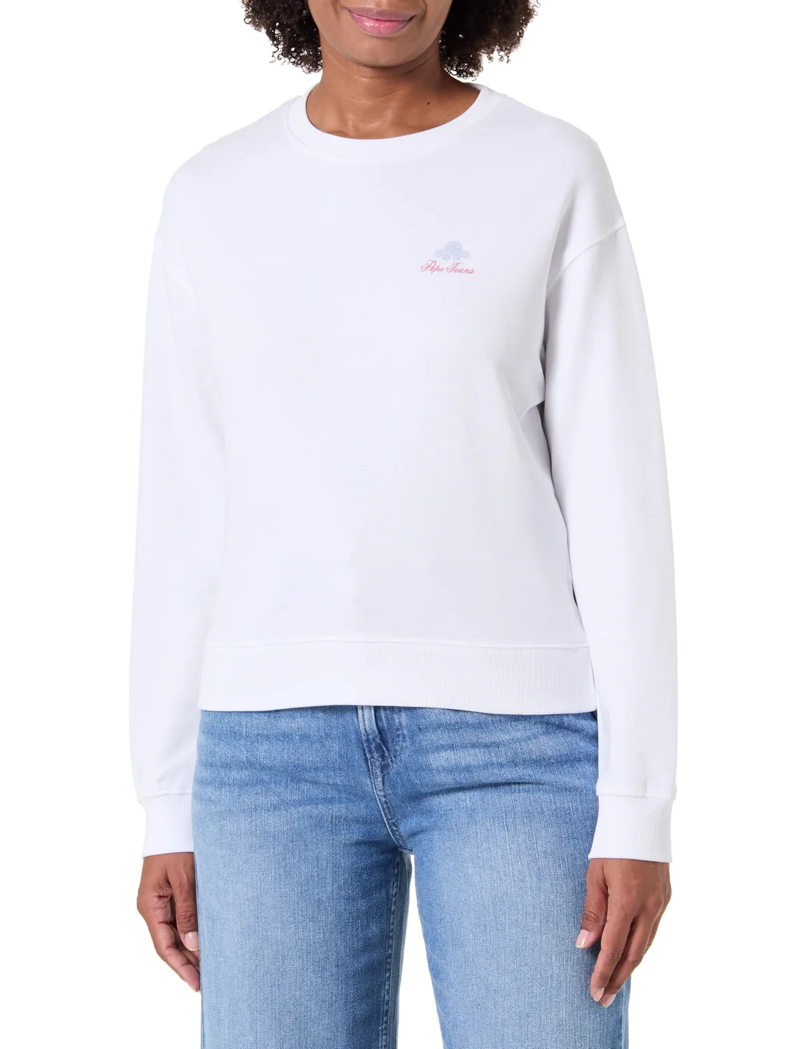 Pepe Jeans W Bandana Sweat Felpa Donna Girocollo Stampa