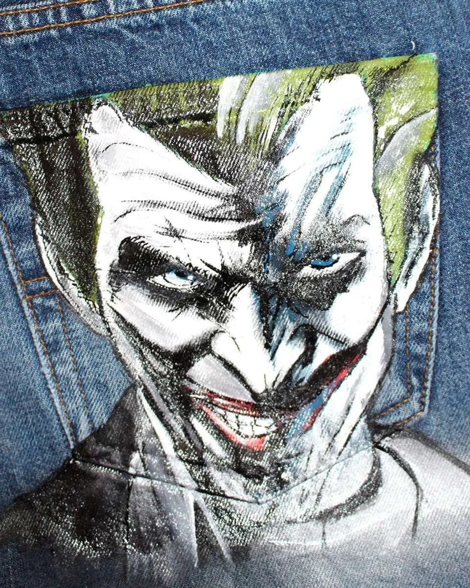 Levi’s Vintage Joker jeans dipinti tessuto Burberry