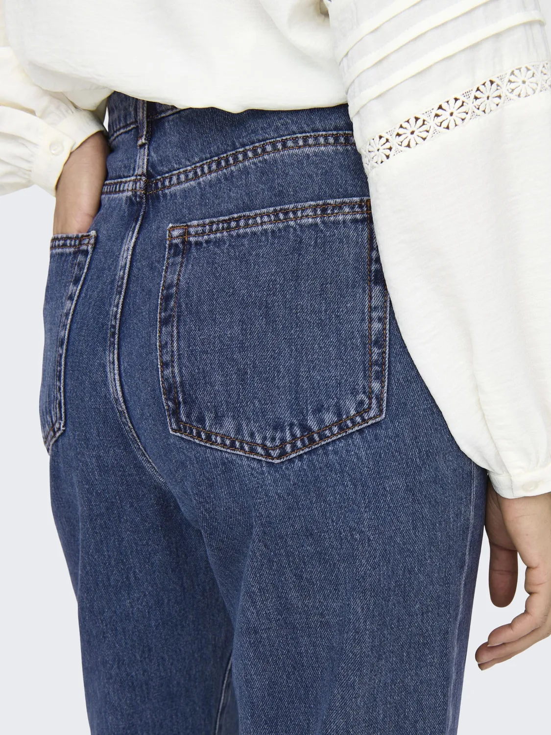 ONLY Onlsilje jeans dritti vita alta 26W/34L