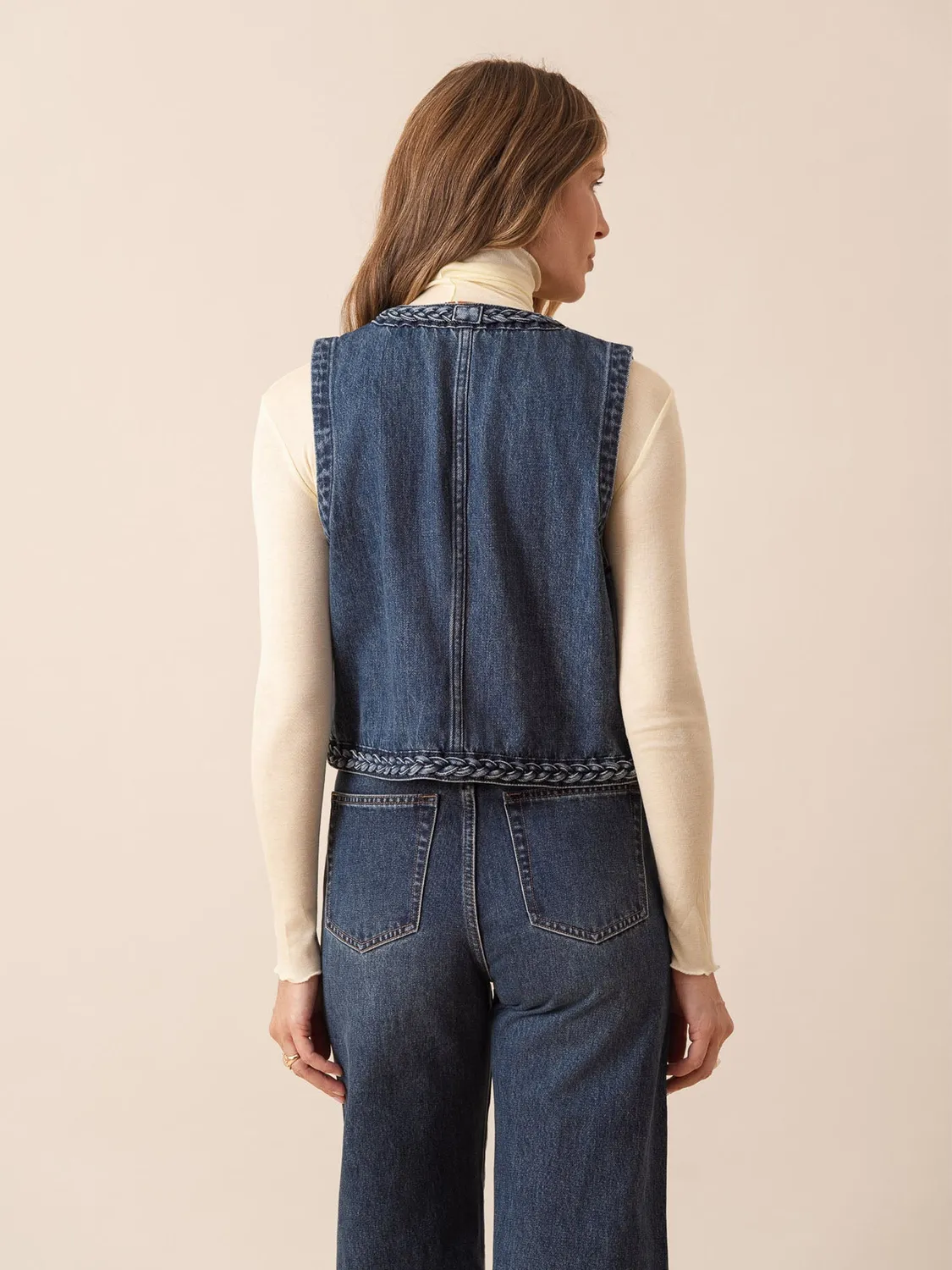 Oraije Tesse giacca cotone blu scuro