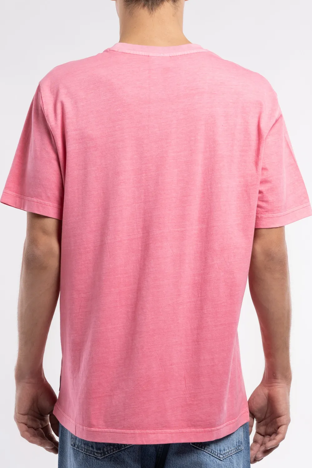 Teddy Smith T-Squad MC t-shirt uomo rosa vif delavé