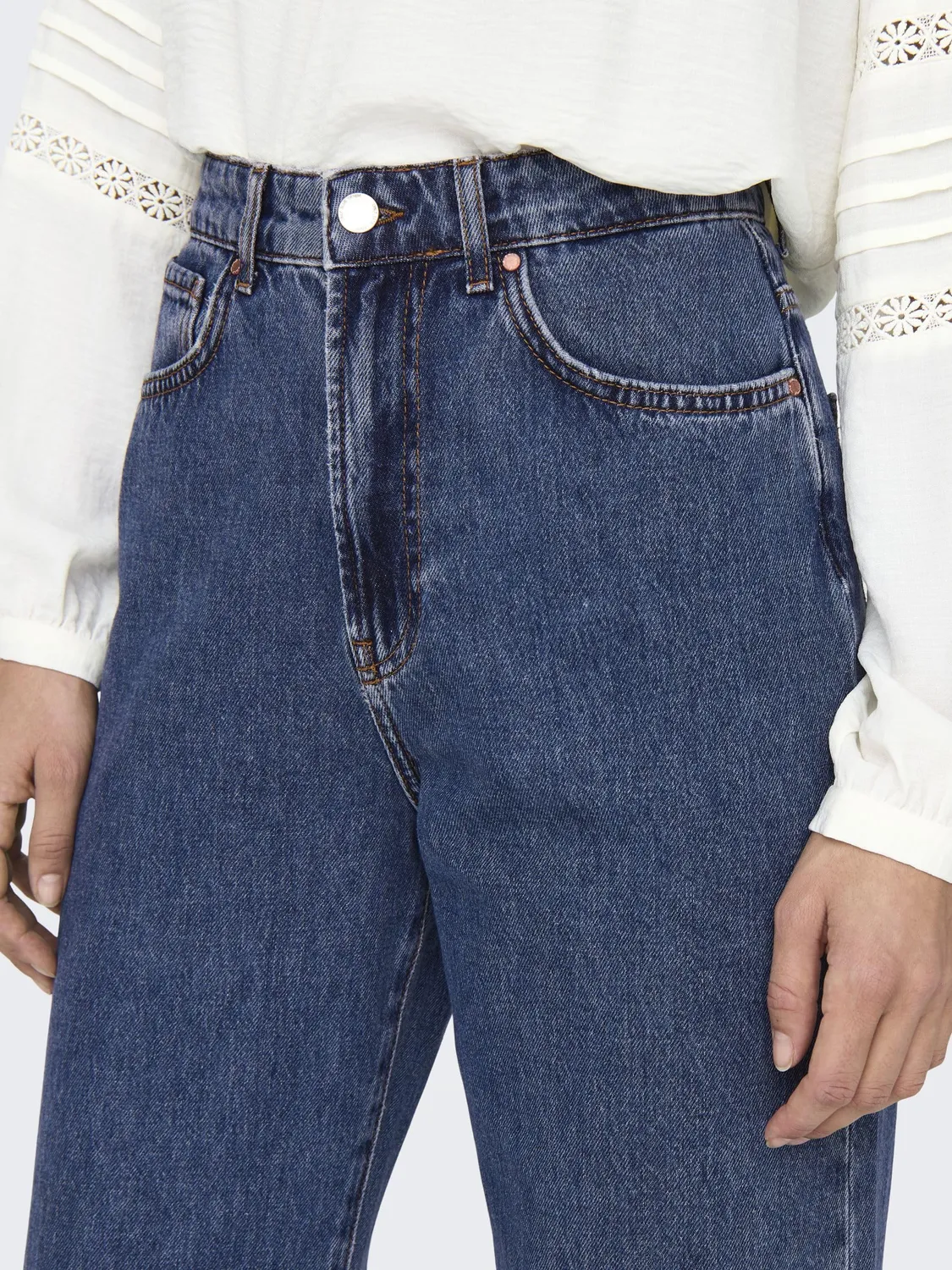 ONLY Onlsilje jeans dritti vita alta 26W/34L