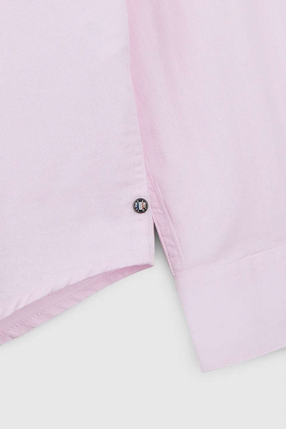Teddy Smith C-Volt 2 camicia uomo rosa twill cotone