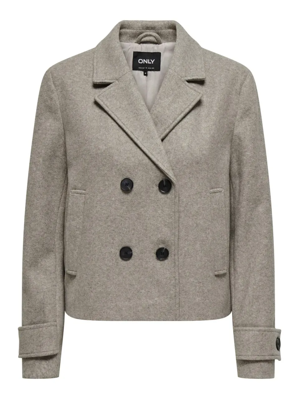 ONLY ONLFREJA Coat Cappotto Mocha Meringa melange