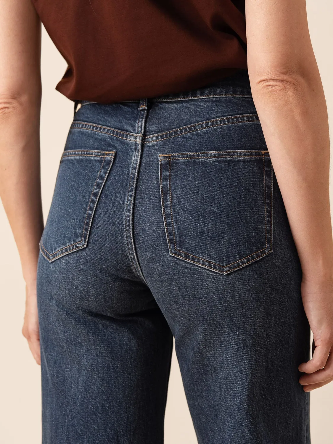 Oraije Gabriel jeans wide blu gamba larga