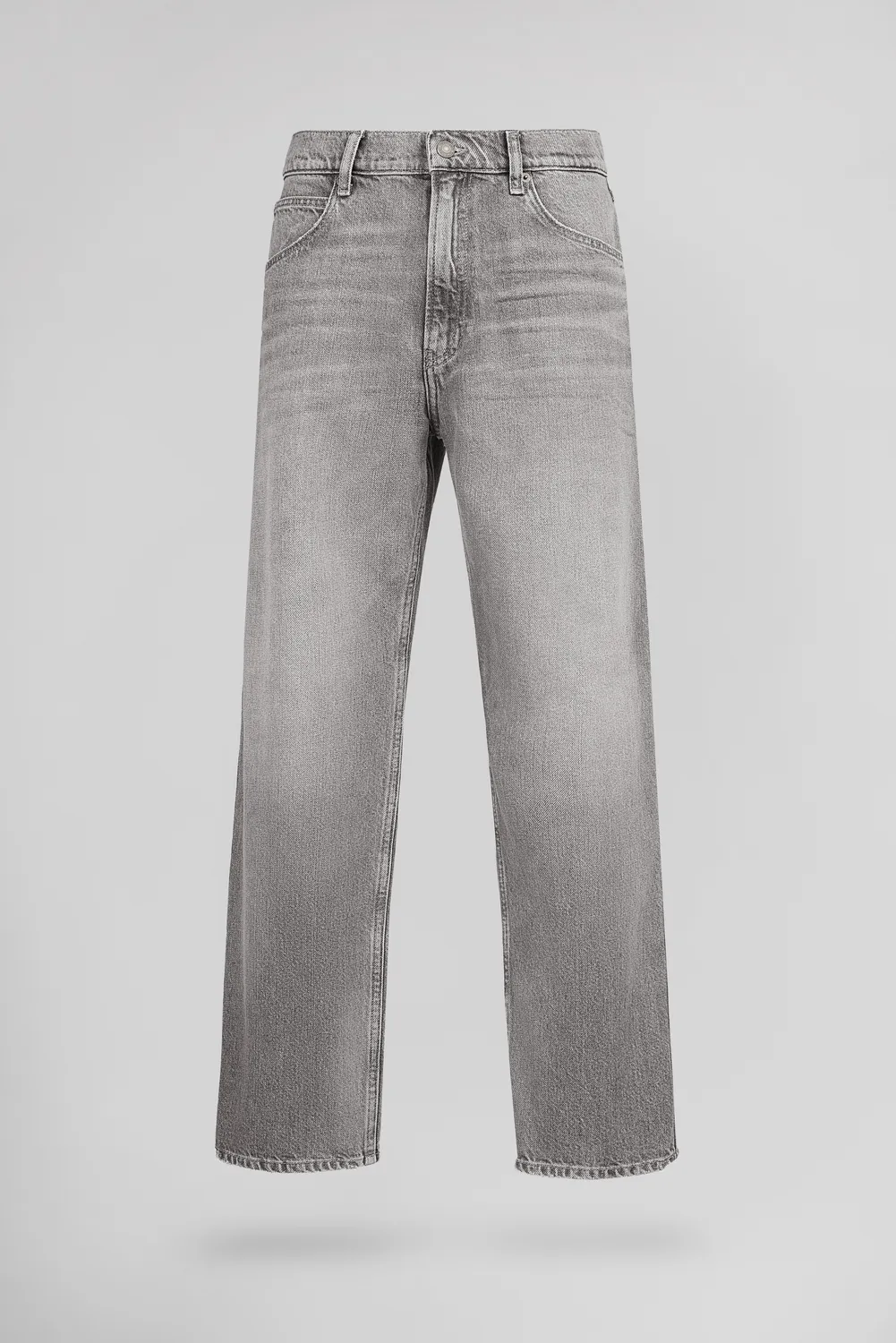 Teddy Smith Memphis Straight jeans uomo grigio chiaro L32 baggy