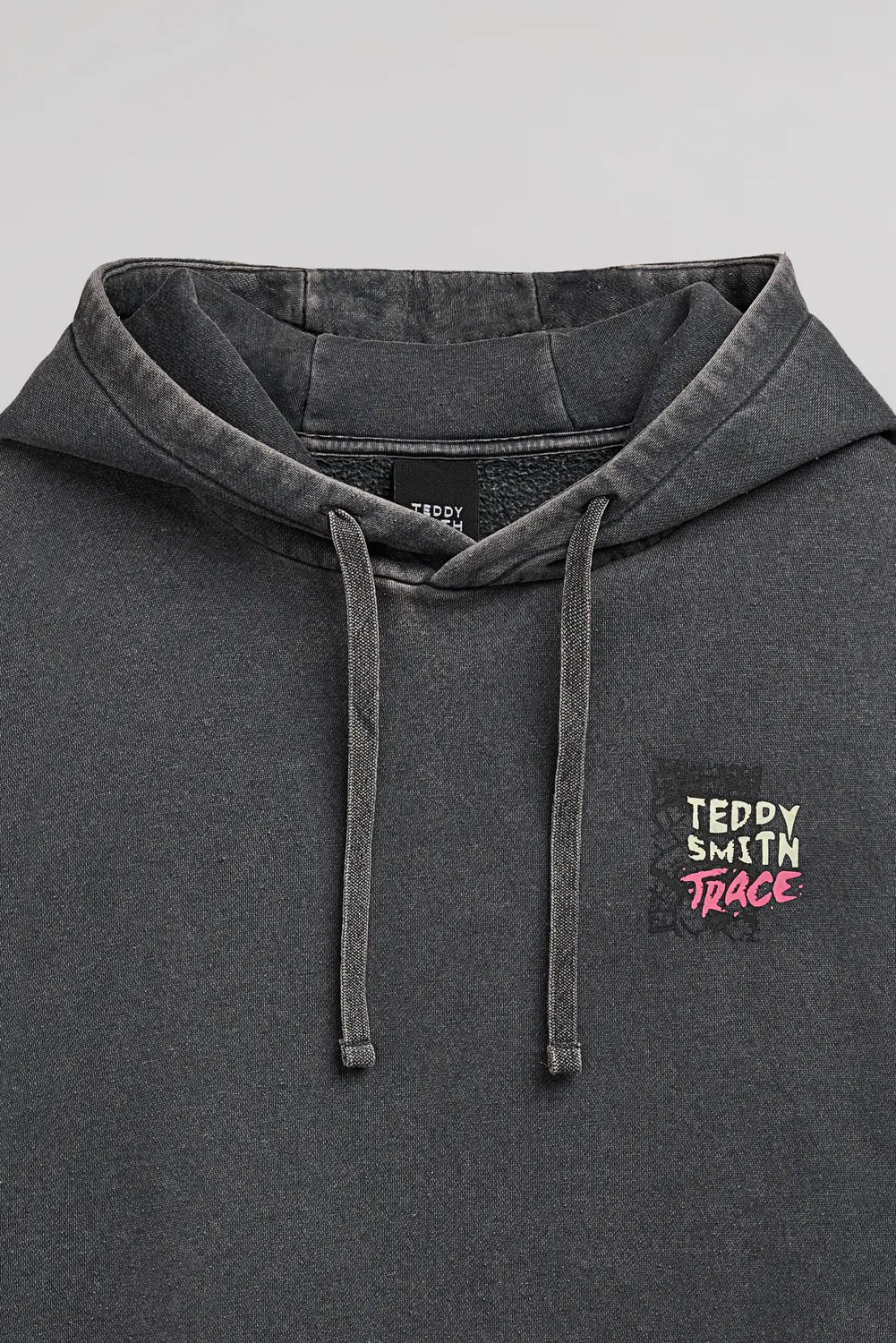 Teddy Smith S-Move Hoody felpa grigio uomo cappuccio