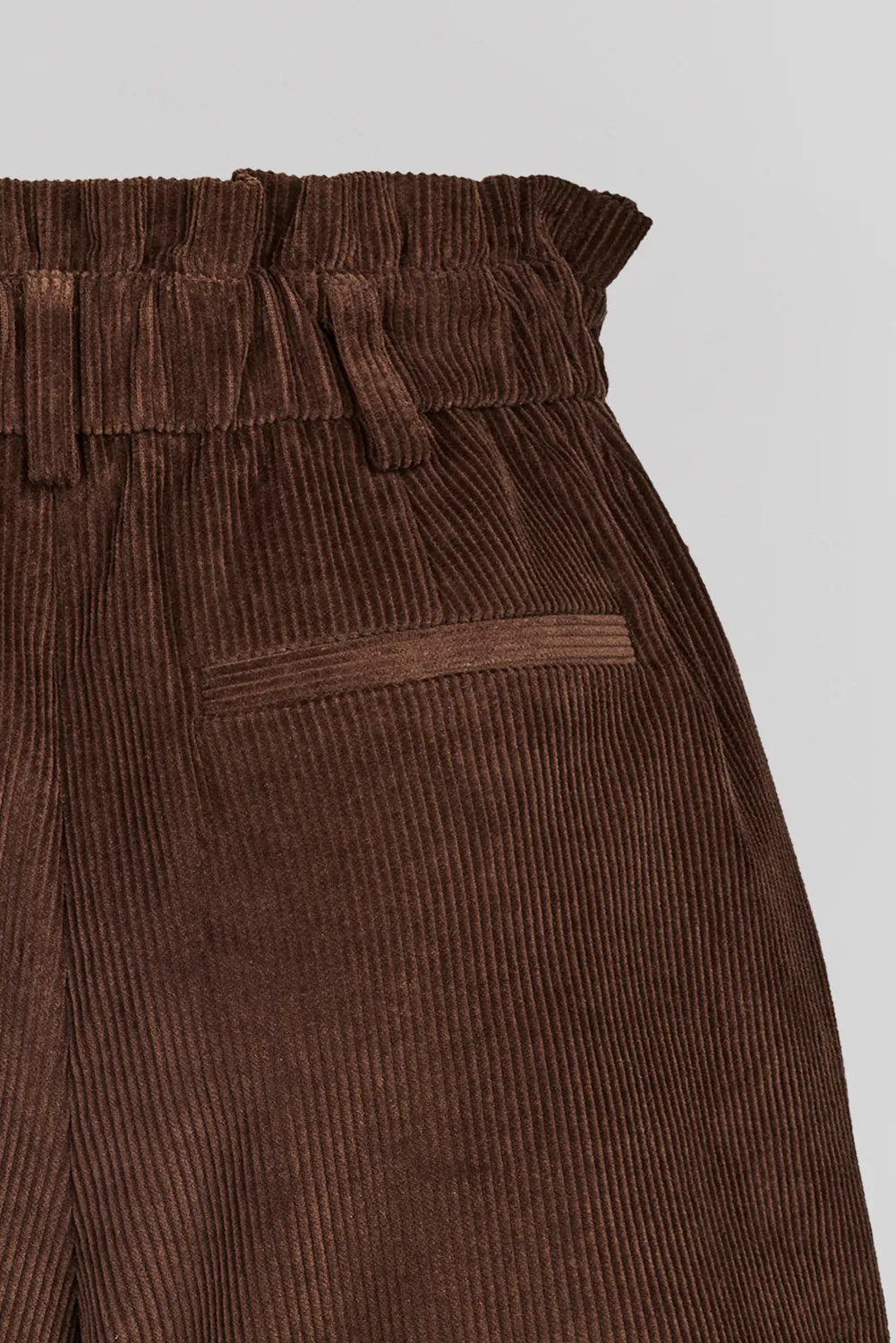 Teddy Smith S-Alois Chocolat short donna velluto cotone