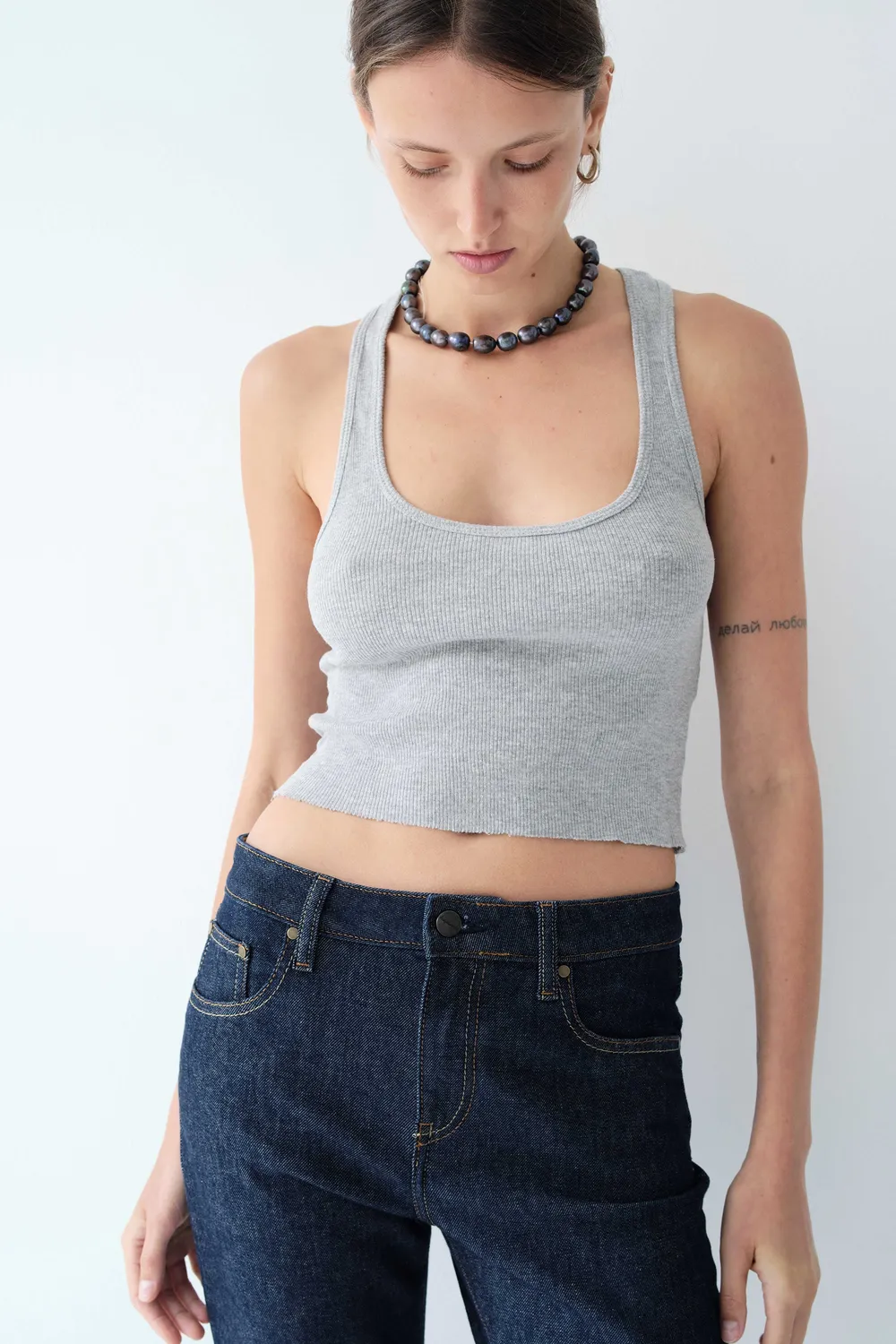 acquaverde Crystal jeans slim Brut super stretch
