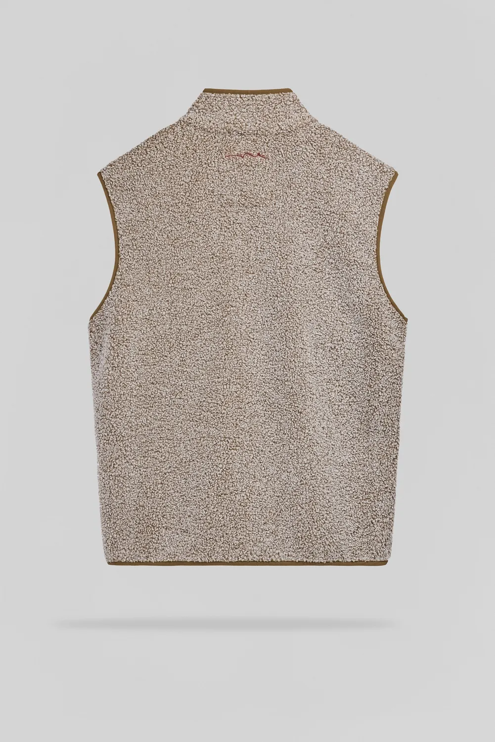 Teddy Smith B-Rody Cream gilet smanicato uomo sherpa