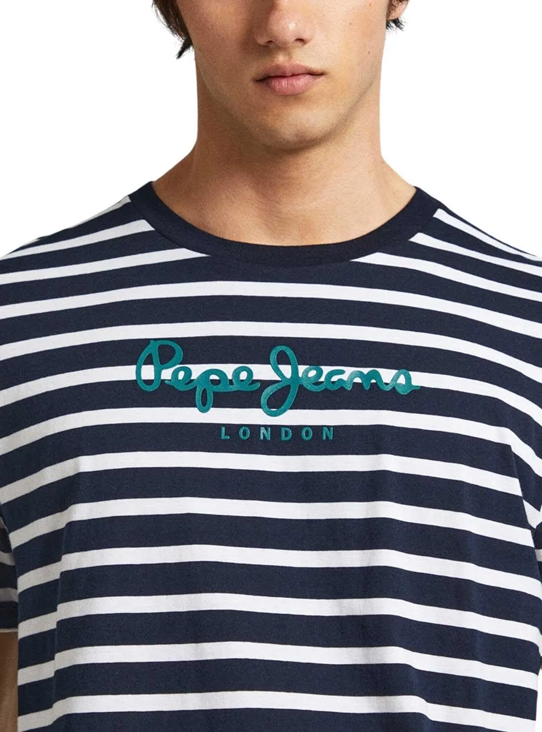 Pepe Jeans Striped Eggo T-Shirt uomo a righe