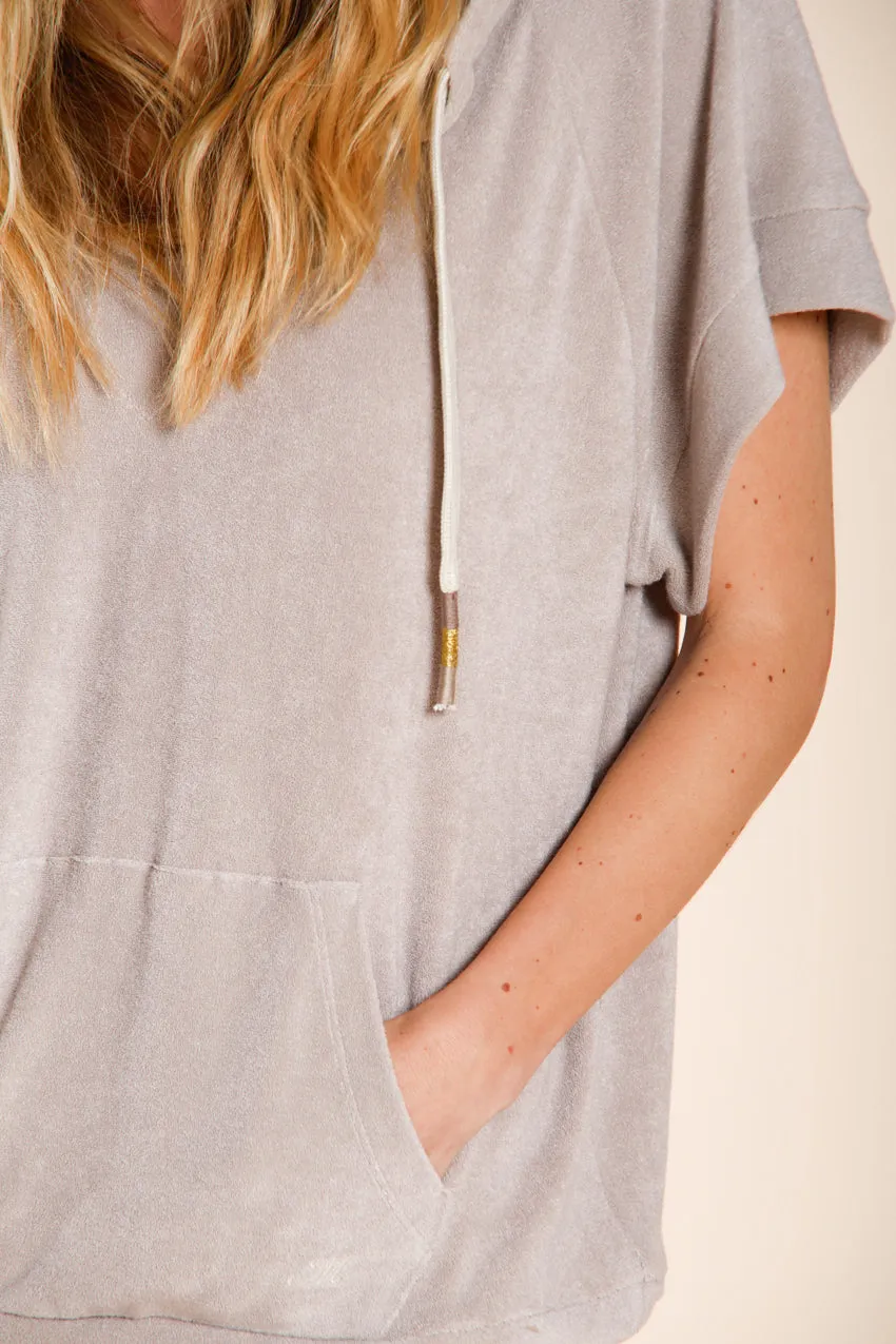 Mason's Marta Felpa Beige Manica Corta Jersey Spugna