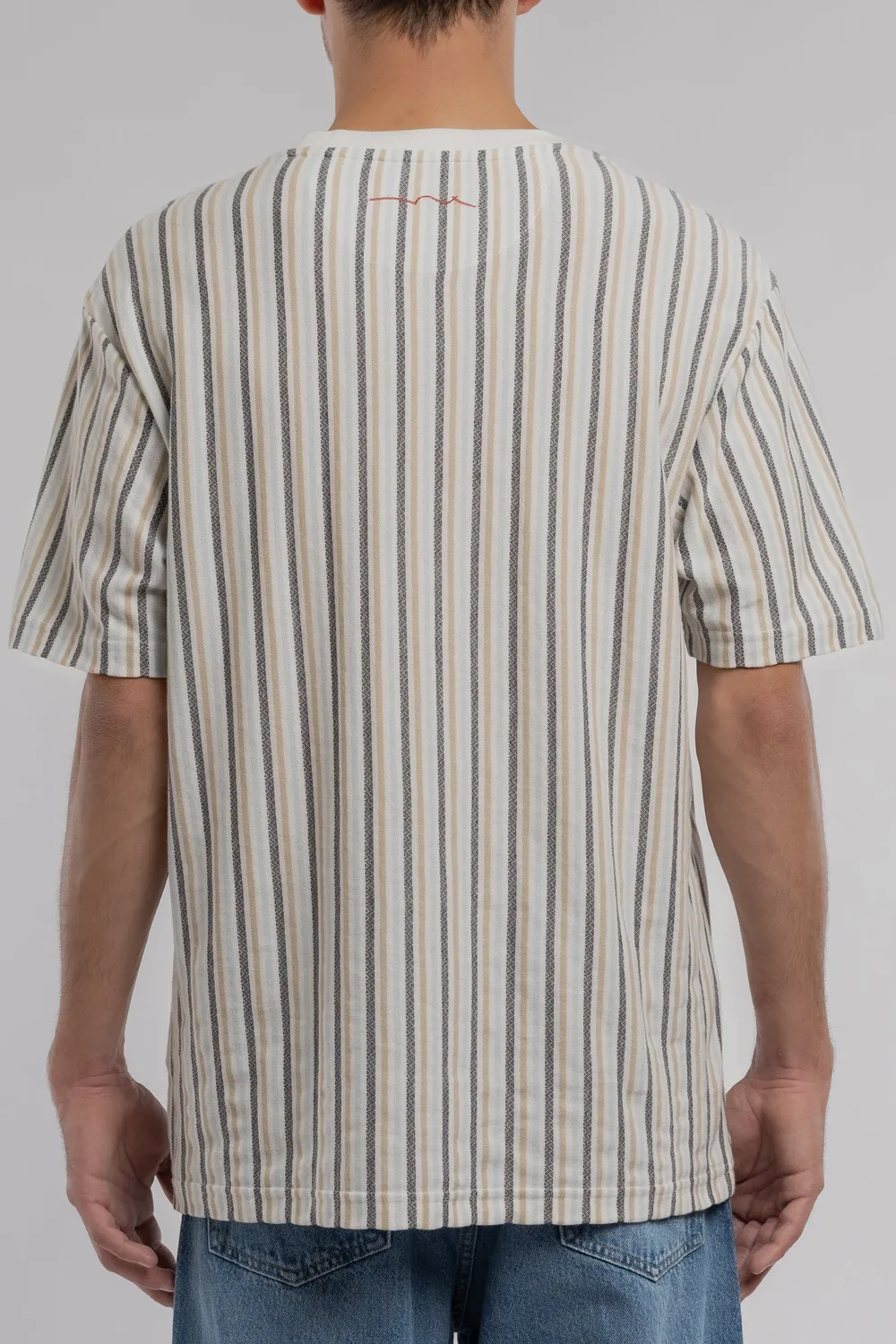 Teddy Smith T-Jacko MC Middle White t-shirt righe cotone