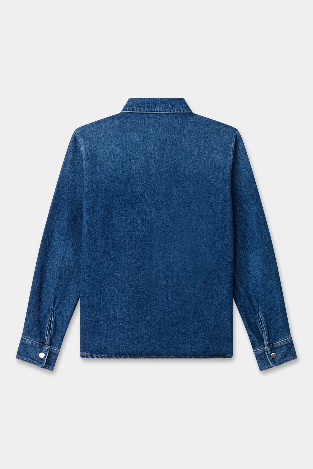 acquaverde Topaze camicia jeans Worn denim medio