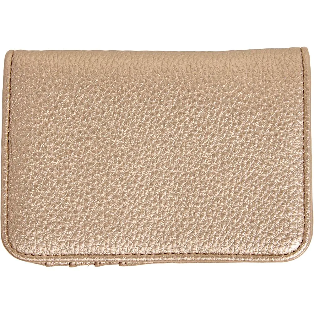 Pepe Jeans Tyler portafoglio donna oro chiusura bottone