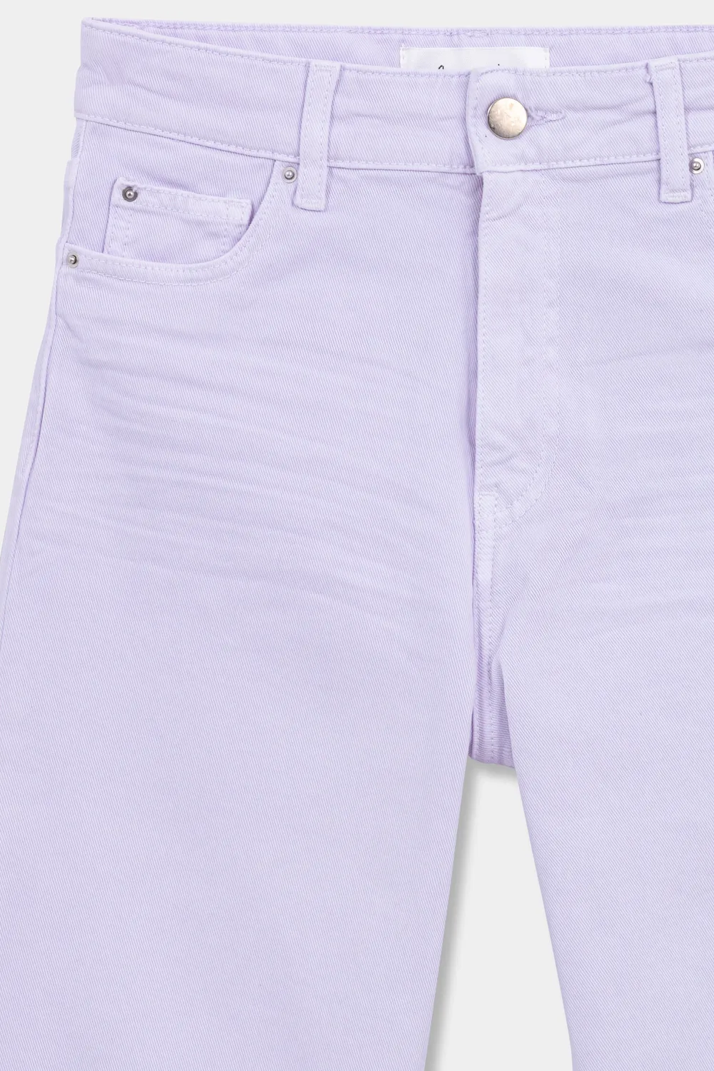 acquaverde Anouck pantaloni lavanda vita alta