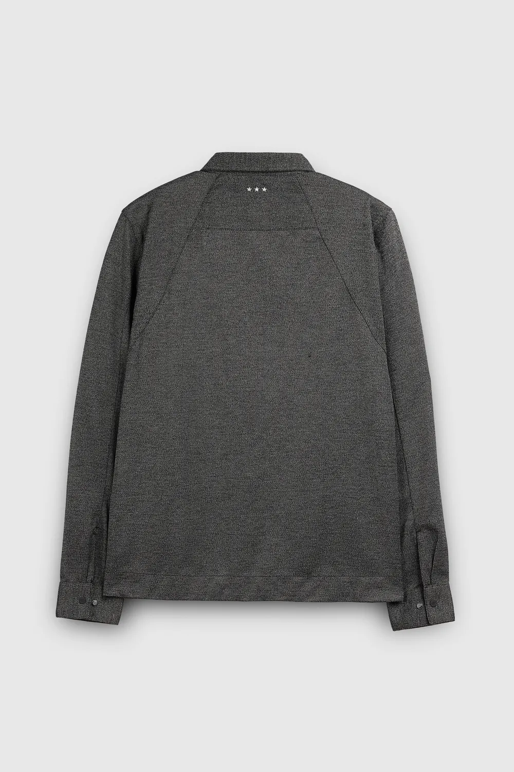 Teddy Smith C-William ML camicia nera bottoni snap